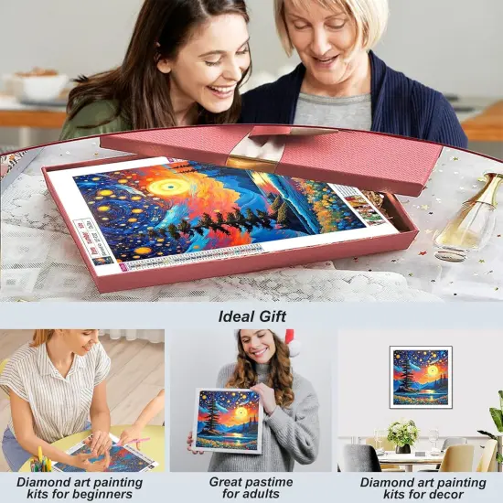 Night Sky Diamond Art Painting Kits for Adults 12x12 inch {3}