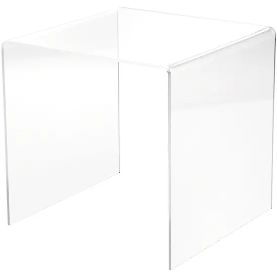 Plymor Clear Acrylic Square Display Riser, 8" H x 8" W x 8" D (1/8" thick) {1}