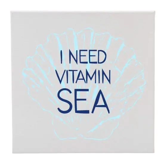 Canvas 12X12 I Need Vitamin Sea {1}