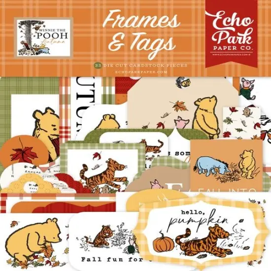 Echo Park Winnie The Pooh Autumn Frames & Tags {1}
