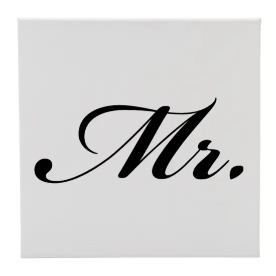 Canvas 12X12 Mr. (Script) {1}