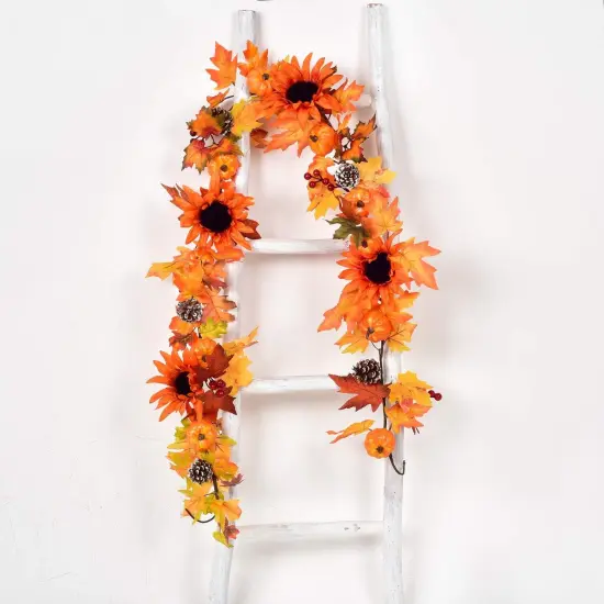 Fall Maple Leaf Garland {4}
