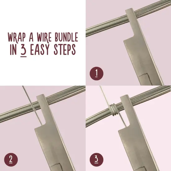 The Beadsmith WrapMaker Plier &ndash; Casual Comfort Handle, 6&rdquo; (152mm) &ndash; Holds Wire Bundle Securely As You Wrap &ndash; Works On All Gauges & Shapes &ndash; Bend, Shape, Pull & Position Wire {4}