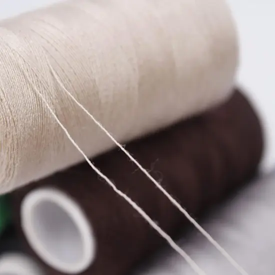 12 Color Set of Polyester All-Purpose Sewing Threads Prewound Bobbin {4}