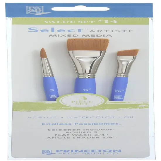Princeton Select Brush Set 3/Pkg-SELECT BRUSH SET 14 {1}