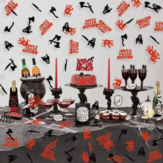 Glitter Have a Killer Birthday Confetti {4}