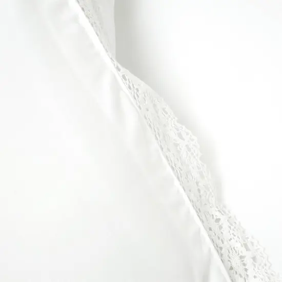 Polyester 5-Piece Lightweight Comforter Set with Lace Trim {4}