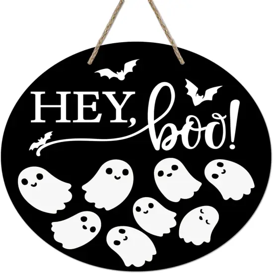 Halloween Decorations Welcome Door Sign {1}