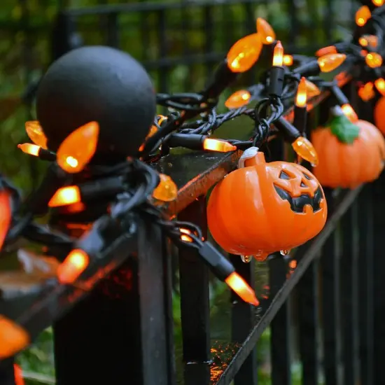 Halloween Orange String Lights - 33Ft, 150 Count {2}