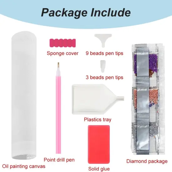 Starry Night Diamond Painting Kit - 12x12 inch {5}