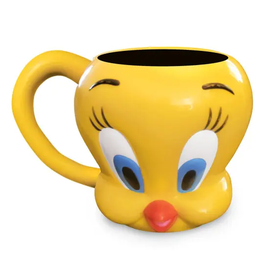 Collections Etc Tweety Bird Sculpted 21 oz. Ceramic Coffee Mug {1}