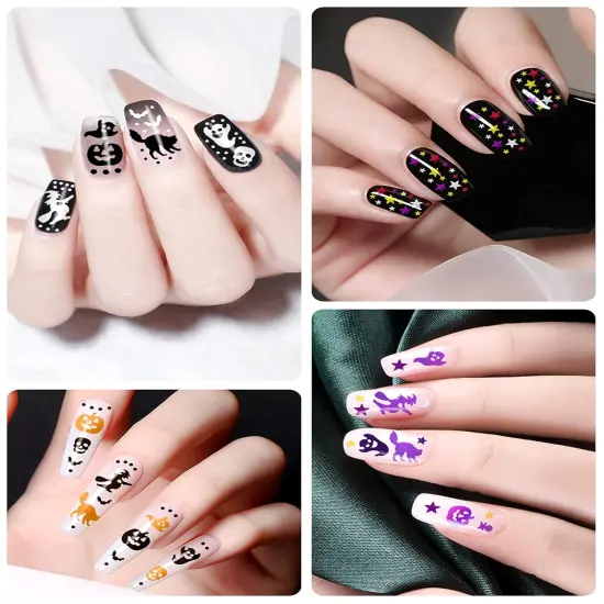 2 Boxes Halloween Nail Art Glitter Sequins {5}