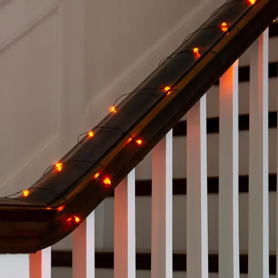 Orange Fairy Christmas Holiday String Lights, 33 ft / 10 m {5}