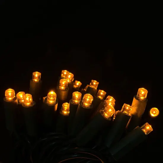 50 Count 5MM Wide Angle Led Christmas Lights Set {2}