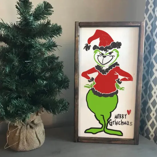 Large Merry Christmas Stencils {3}