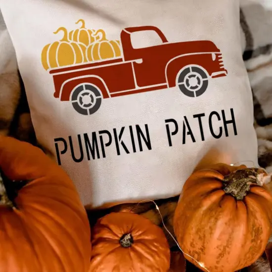 16 Pcs Fall Stencils - 5x5 Inch {4}