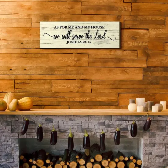 Bible Verse Scripture Wall Signs - Joshua {2}