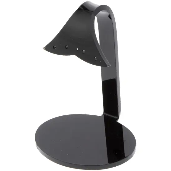 Plymor Black Acrylic 2 Pair Hanging Earring Display Stand, 2.5" W x 2" D x 3.125" H {1}