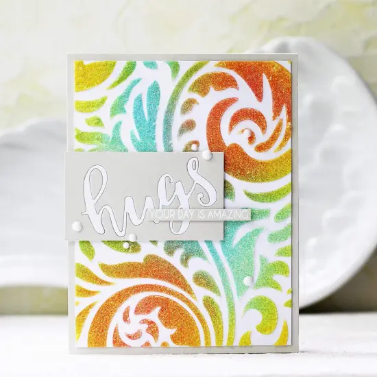 Elegant Swirls Stencil {4}