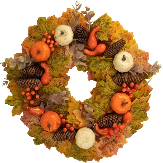 Fall Wreaths for Front Door,16" {1}
