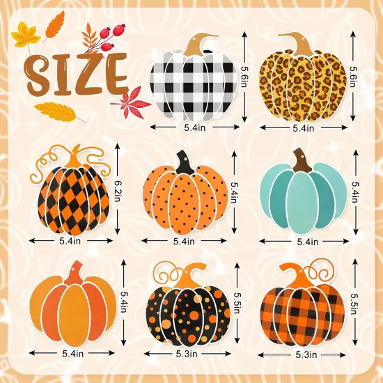 36Pcs Pumpkin Hanging Swirl Decoration Kit {2}