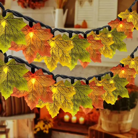 35 LED Fall Decor String Lights Fall Garland with Lights - GTK0811ZRA013 {1}