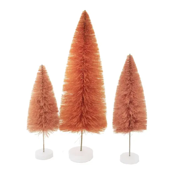 Cody Foster 16.25 In Orange Rainbow Trees Set 6 Halloween Decorative Tree Set , Fall Decor Halloween Bottle Brush Fall {2}