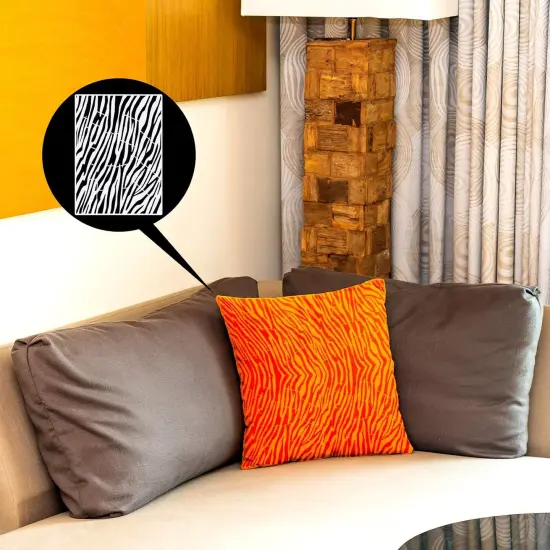 2 Pieces Leopard Stencils Animal Cheetah Stencils (5.9 x 8.3 Inch) {5}