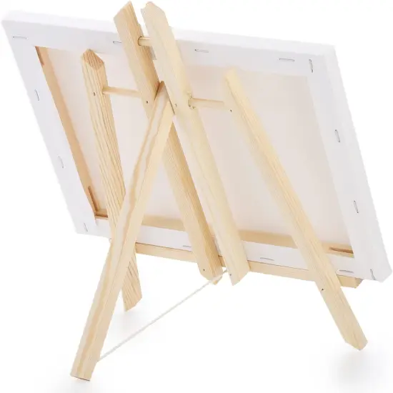 6 Packs 8" x 10" Canvas and Easel Set {3}