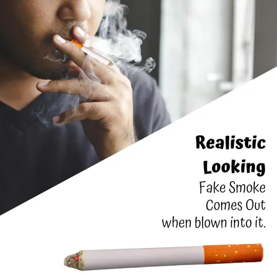 4E's Novelty 2 Long Cigarette Holders & 2 Fake Puff Cigarettes with Smoke &ndash; 1920s Flapper, Gatsby, Gangster, Theater, Movie & Halloween Costume Accessories for Women, Men, Photo Props, Stage Performance {3}