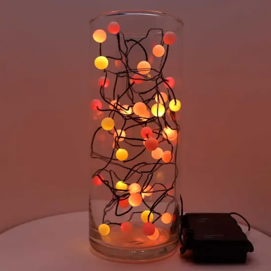 40 Berry Cluster Lights - Outdoor/Indoor Christmas Lights with Timer {5}