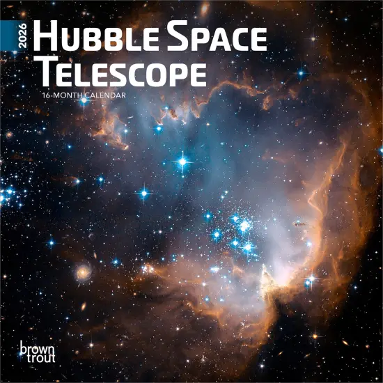 Hubble Space Telescope | 2026 7 x 14 Inch (Hanging) Monthly Mini Wall Calendar {1}