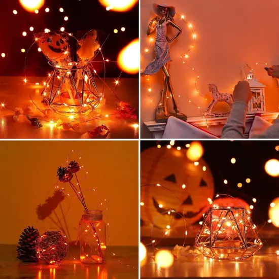 1 Pack 16 Ft Copper Wire 50 LED Mini Fairy String Lights {4}