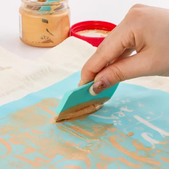 Fall Minis Silkscreen Stencil 8.5x11 Reusable Self-Adhesive Mesh Stencils {3}