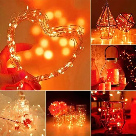 Set of 2 Battery Operated Mini Led Fairy Light Indoor String Light {5}