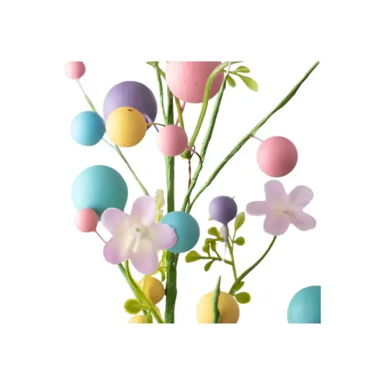 26" Egg, Berry & Flower Spray: Pastel Mix {2}