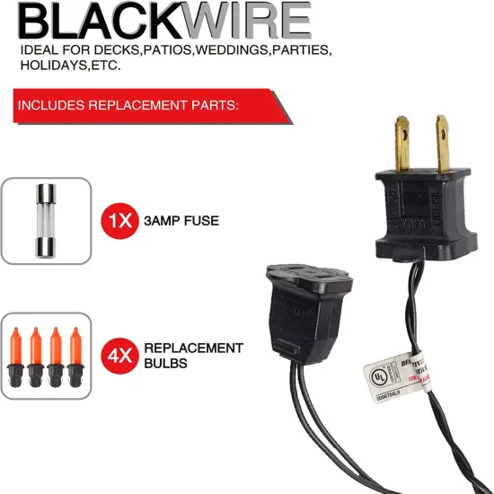 Orange Halloween Lights, 40FT 200 Count Mini String Lights {4}
