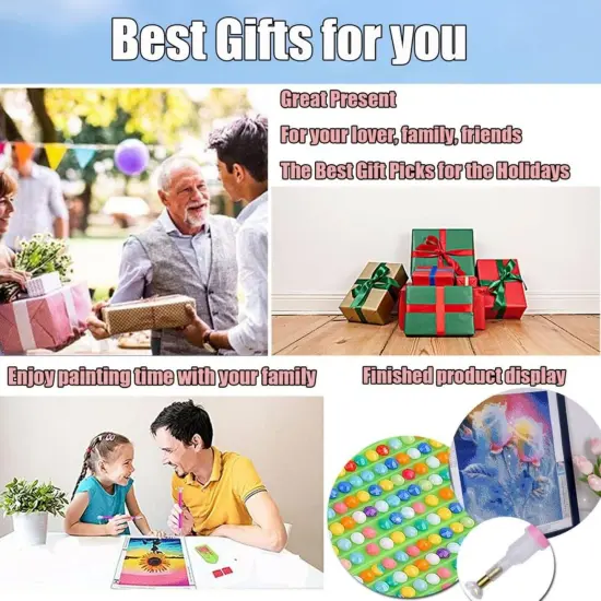 DIY Diamond Desktop Ornament Special Shaped Crystal Diamond Art {5}