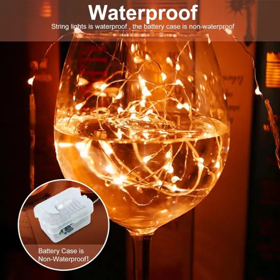 12 Pack LED Fairy String Lights Battery Operated - 7 Feet, 20 LED {4}