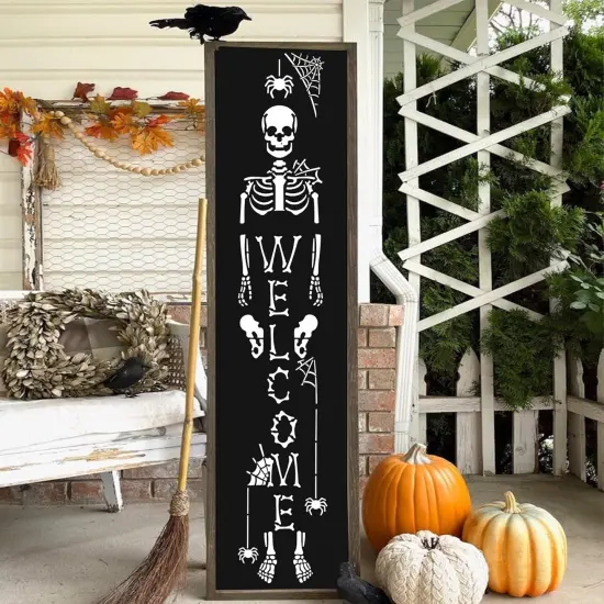14 Pcs Halloween Stencils for Painting on Wood {2}