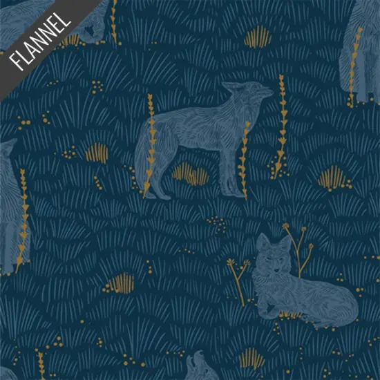 Coyote Hill Flannel in Hero (f18910) | Art Gallery Flannel | AGF Studio | Art Gallery {1}