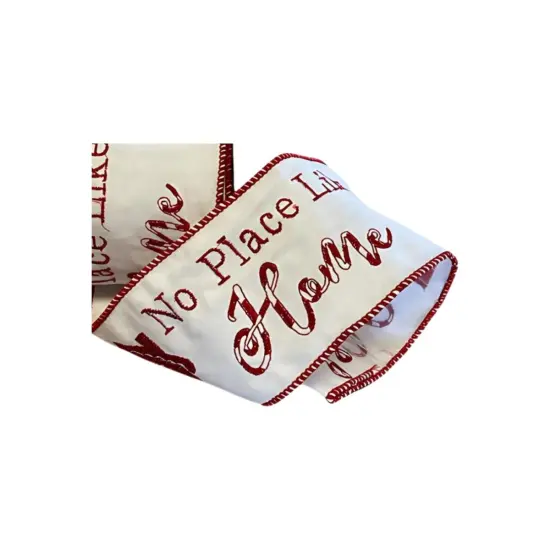 4" No Place Like Home Ribbon: Red (5 Yards) {2}