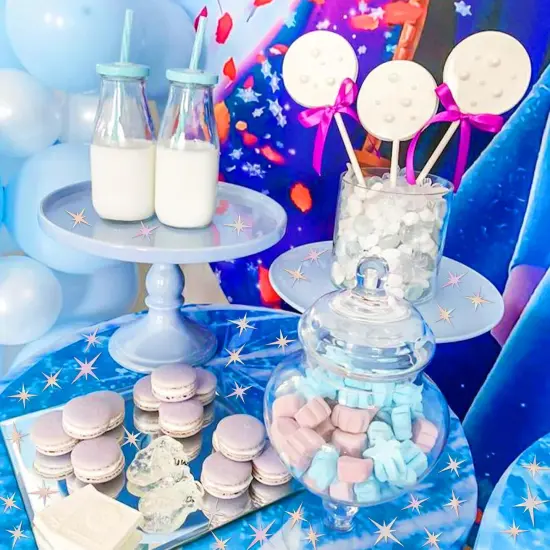 100PCS Star Confetti Sliver Star Foil Sequin Table Confetti {5}