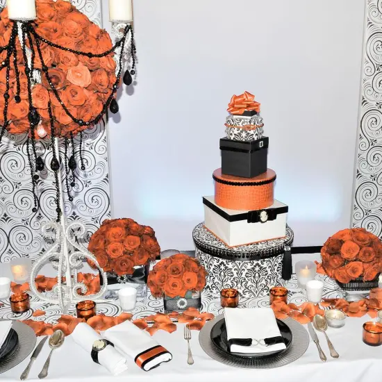 100 Pieces Artificial Foam Rose Flowers Faux Bouquet with Leaves and Stems {5}