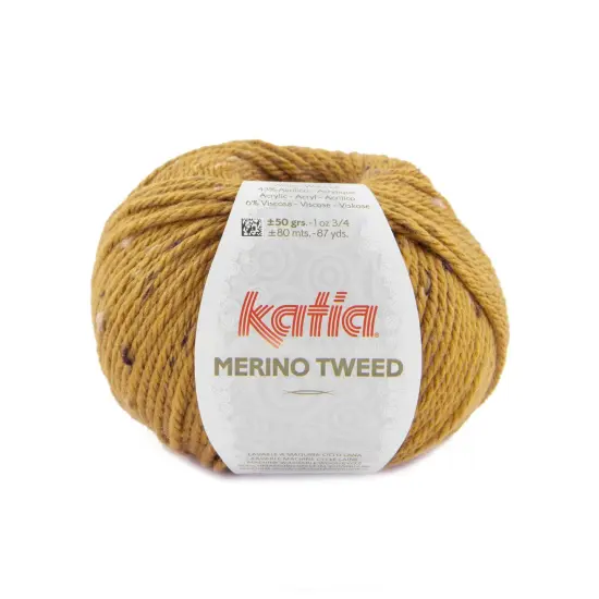 Katia Merino Tweed Superwash Yarn Dark blue {7}