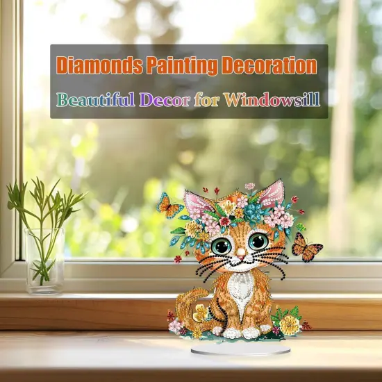 Desktop Diamond Art Ornament Kit {3}