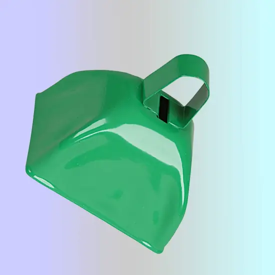 12 Pieces Green Metal Cowbell Durable Noisemakers for Events and Parties 3 Inch {3}