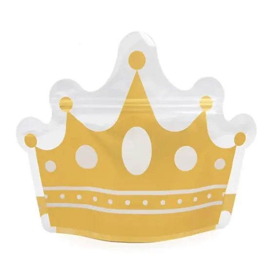 Crown Shaped Pouches 9 1/8" x 3" x 7" 100 pack SP69CN {1}