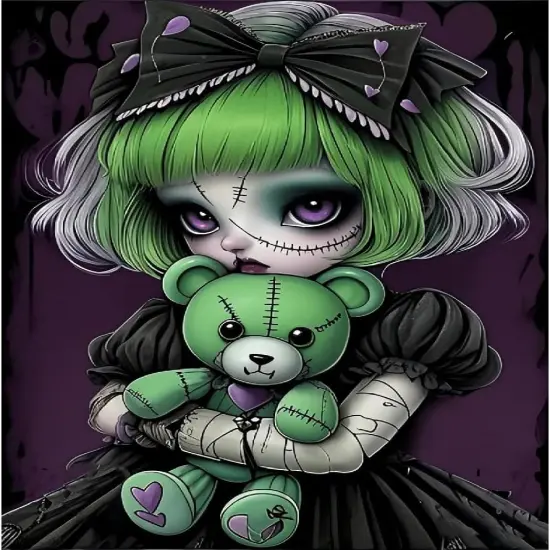 Gothic Diamond Painting Kits for Adults 12X16 inch {1}