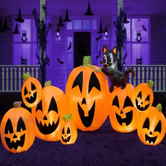 8 Pcs - 10 FT Long Halloween Inflatables Outdoor Decorations {1}